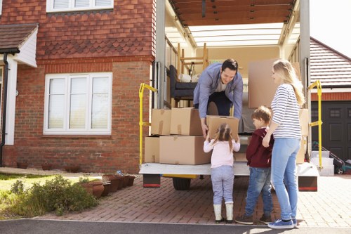 Man With Van Hampstead helping with a local move in a residential street