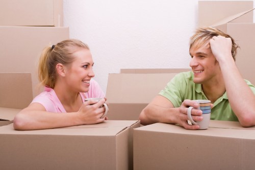 Organised packing and storage boxes in Hampstead
