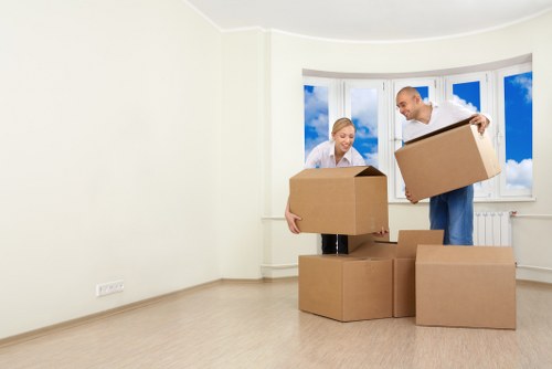 Careful packing and loading service for a Hampstead man with van move