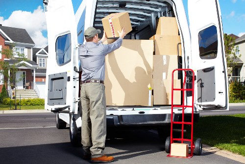 Storage boxes and organised packing supplies in Hampstead