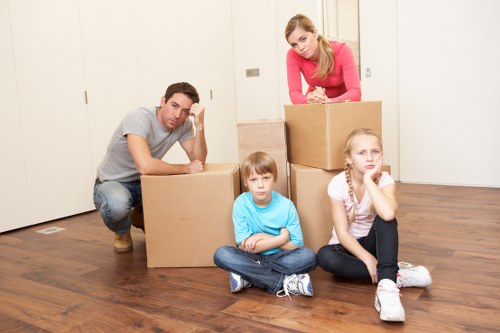 Moving day coordination for office removals in Hampstead