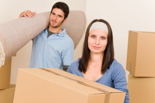 Storage and moving preparation for a Hampstead property move